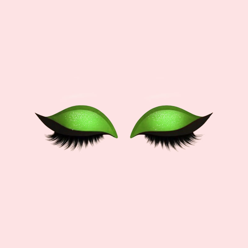 Oogschaduw wimpers make-up stickers