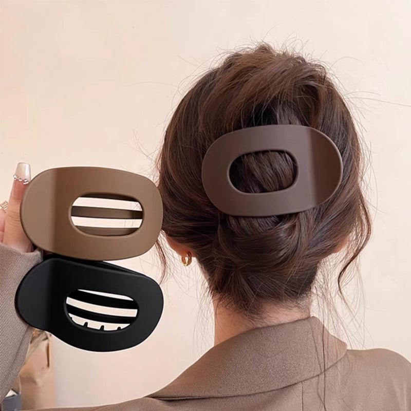 Ovale Haarklammer-Set (4 Stück)