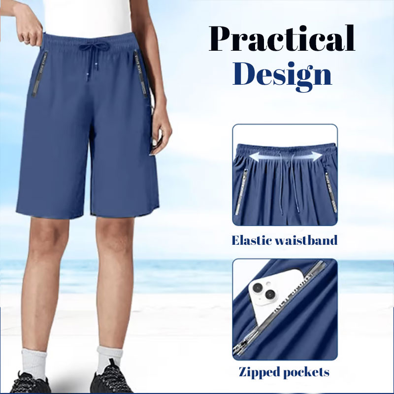 Snel drogende stretchshorts van ijszijde