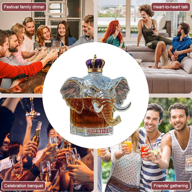 Majestic Elephant Whiskey Flasche