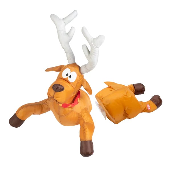 Krachende Rentiere & Weihnachtsmann-Set