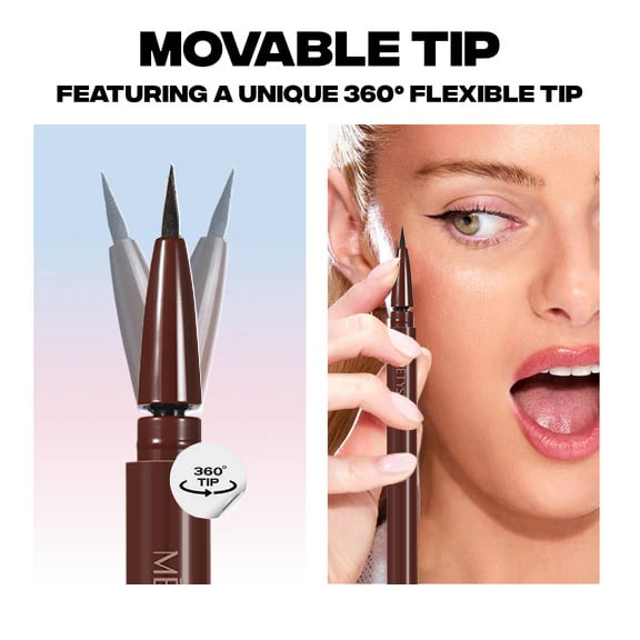 🔥Laatste dag Koop 1 Krijg 1 Gratis - 🎁360° draaibaar uiteinde | Waterproof Vloeibare Eyeliner
