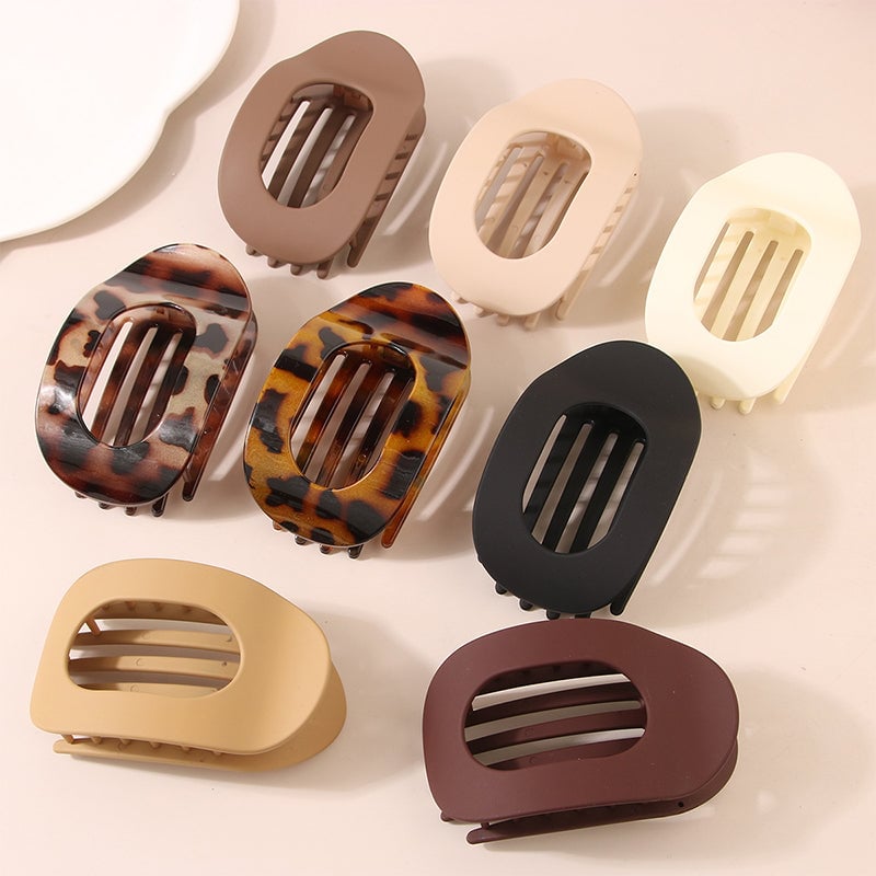 Ovale Haarklammer-Set (4 Stück)