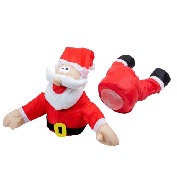 Krachende Rentiere & Weihnachtsmann-Set