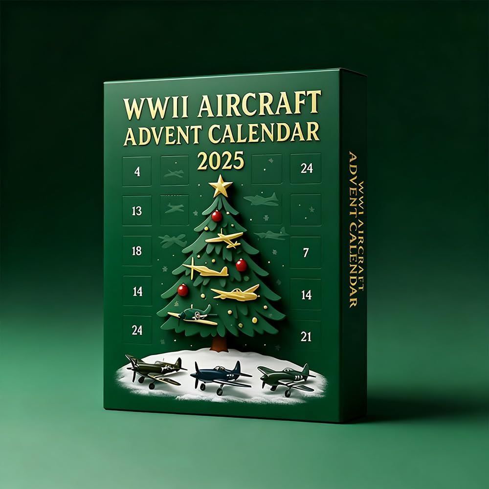 WWII Flugzeug-Adventskalender 2025 – 24 Tage mit ikonischen Kriegsflugzeugen