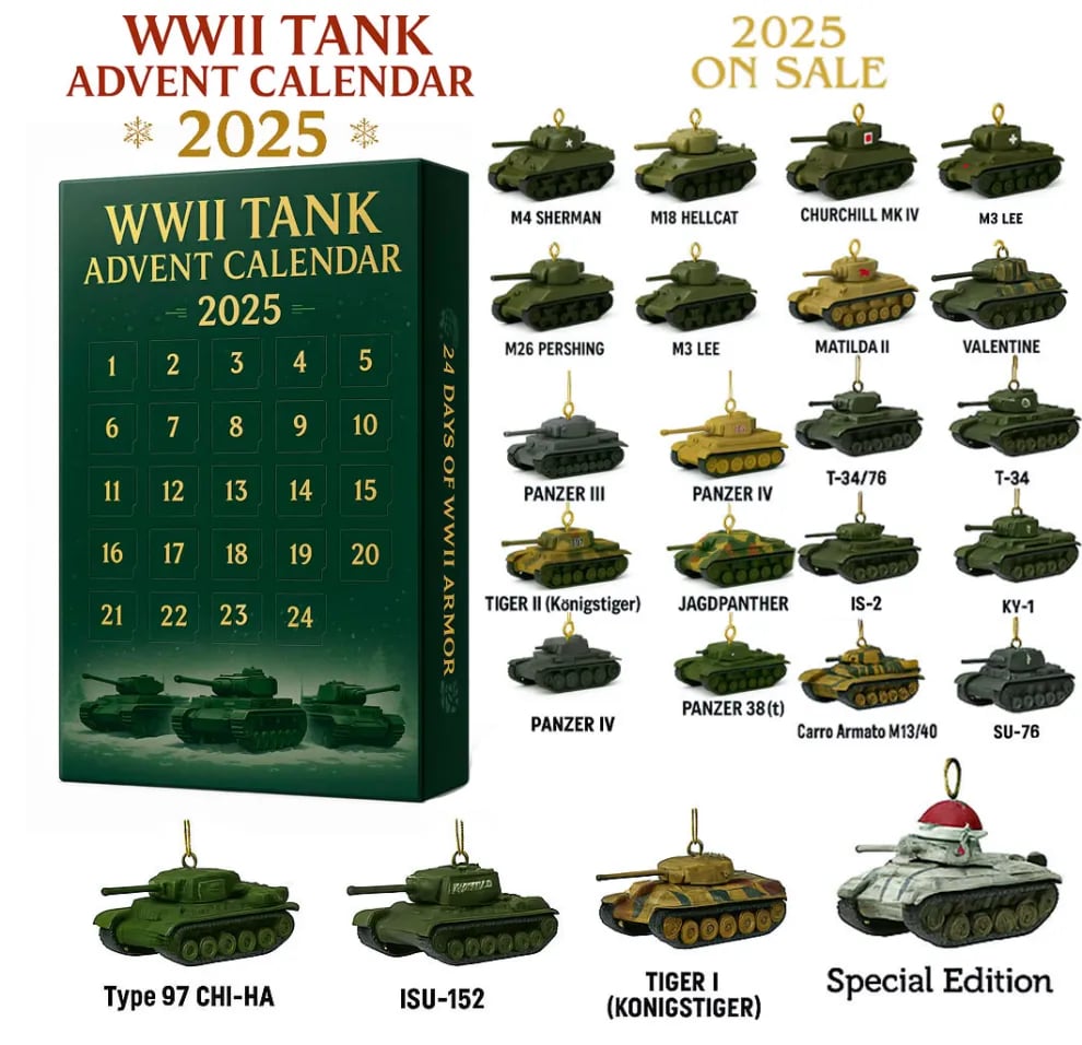🎄 2025 WWII Panzer Adventskalender