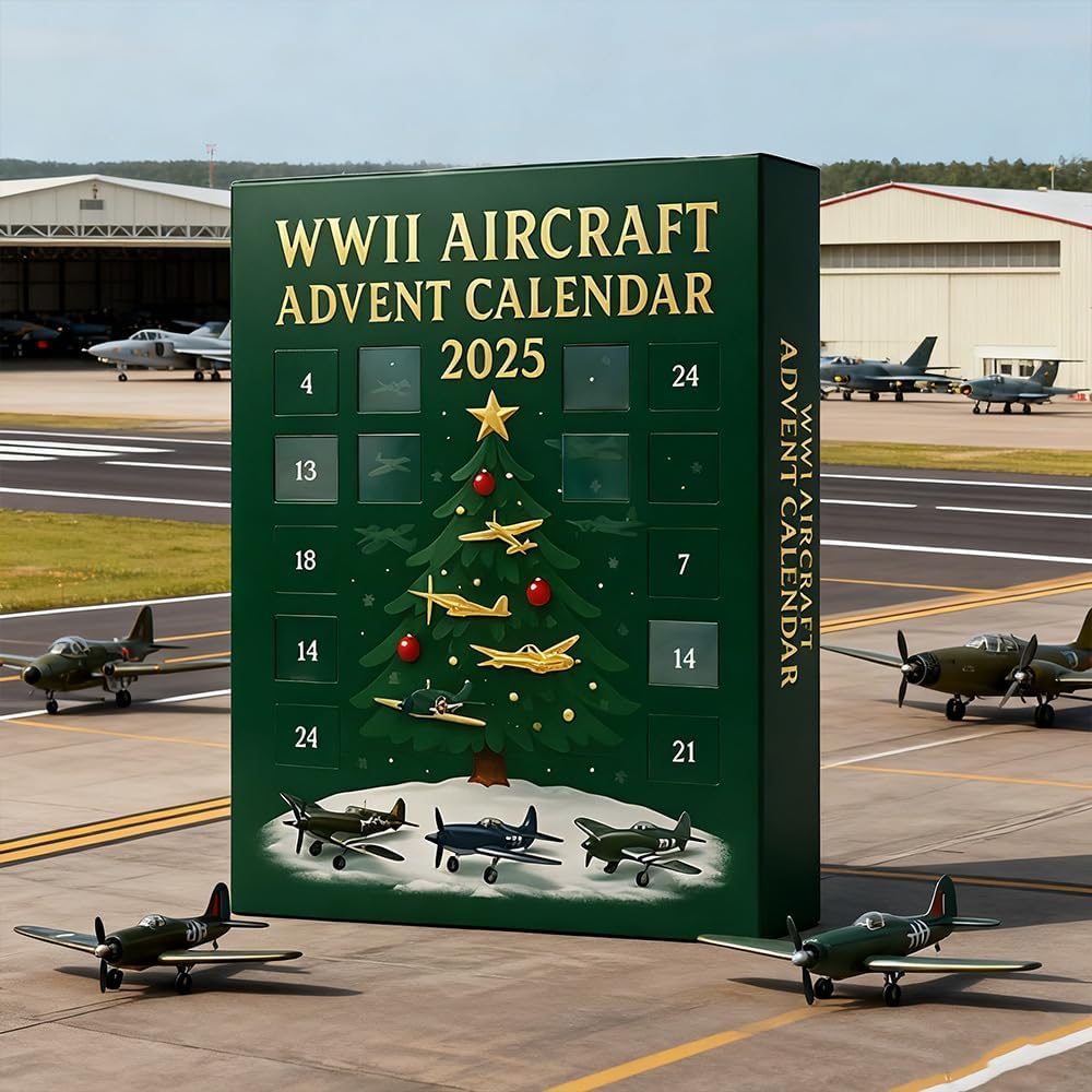 WWII Flugzeug-Adventskalender 2025 – 24 Tage mit ikonischen Kriegsflugzeugen
