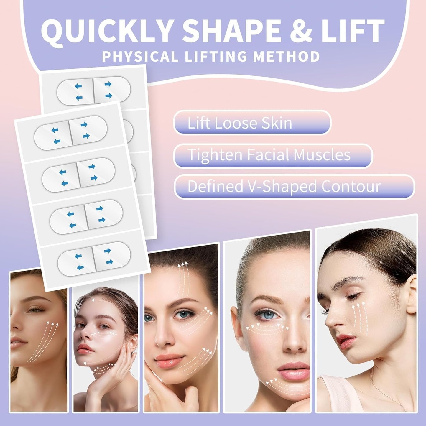 ✨🔥Onzichtbare Face Lift Tape
