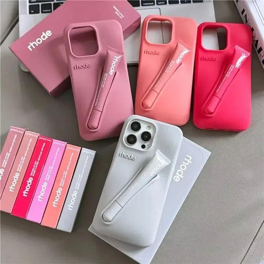 Rhode Lip Tint Silicone Phone Case + Lip Gloss Rhode Lip