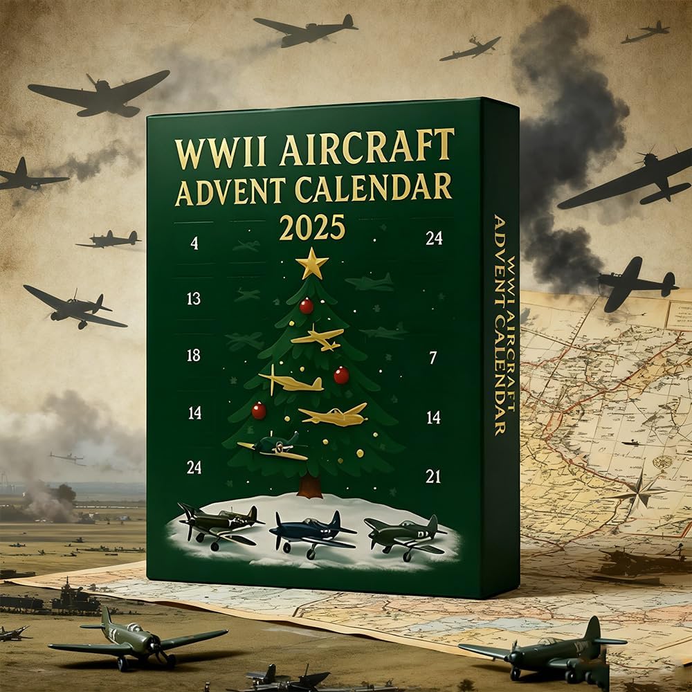 WWII Flugzeug-Adventskalender 2025 – 24 Tage mit ikonischen Kriegsflugzeugen