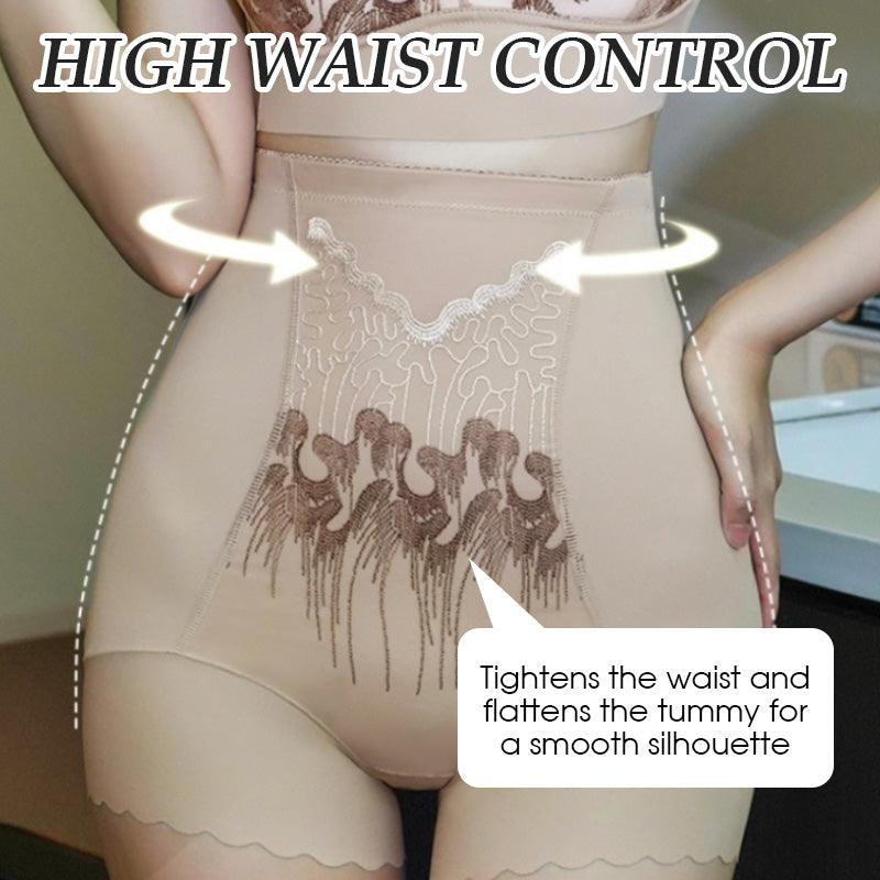 Damen High-Waisted Bauchkontroll-Formshorts