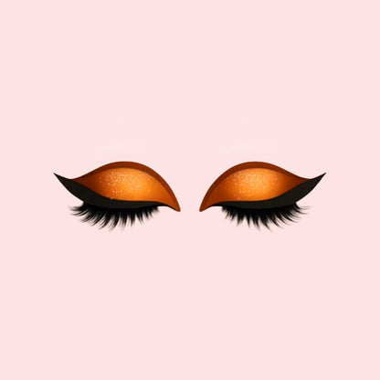 Oogschaduw wimpers make-up stickers