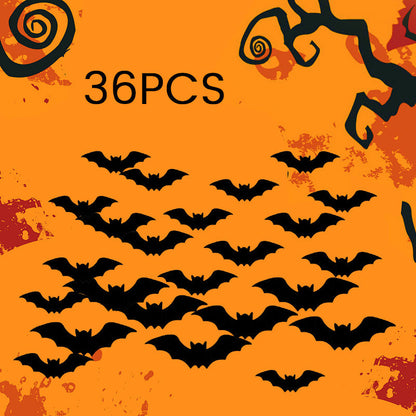 🎃LED Gloeiende Vleermuis Groep🦇