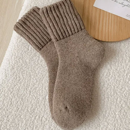 🧦 5 Paar Damen Wollsocken – Warme Mittelsocken