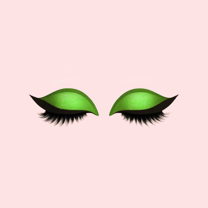 Oogschaduw wimpers make-up stickers