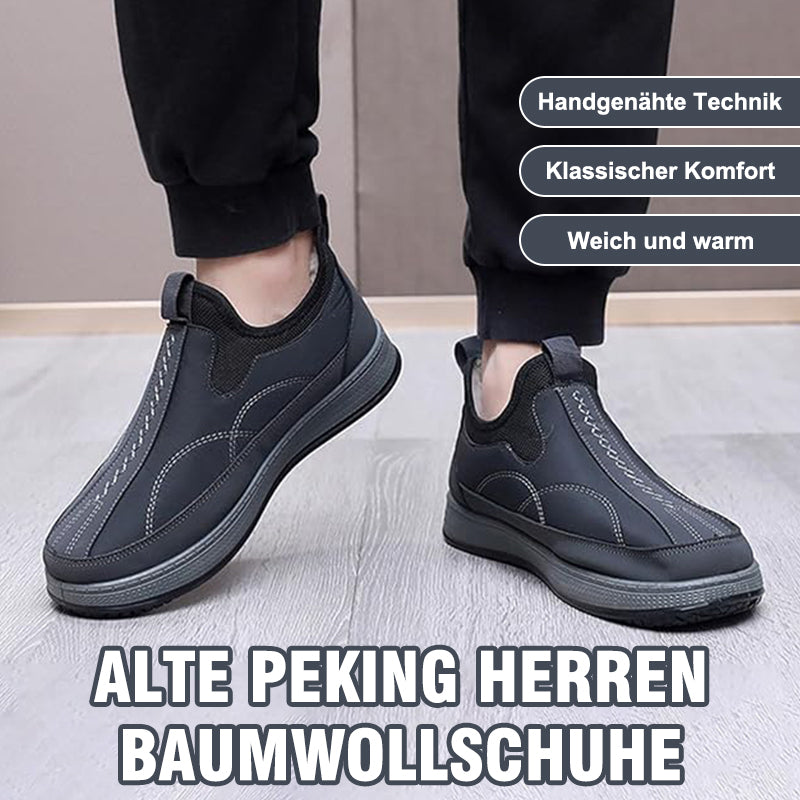 Alte Peking Herren Baumwollschuhe/Old Beijing men's velvet thick cotton shoes