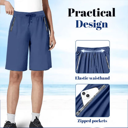 Snel drogende stretchshorts van ijszijde