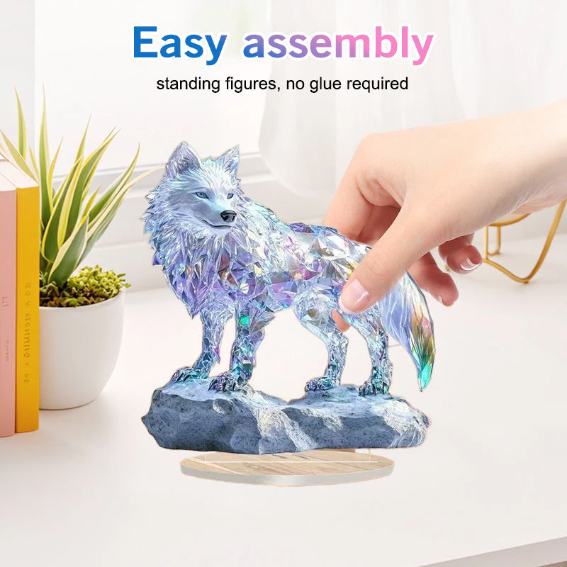 【✨1+1 Gratis】 Bunte Tierfigur aus Acryl für den Schreibtisch