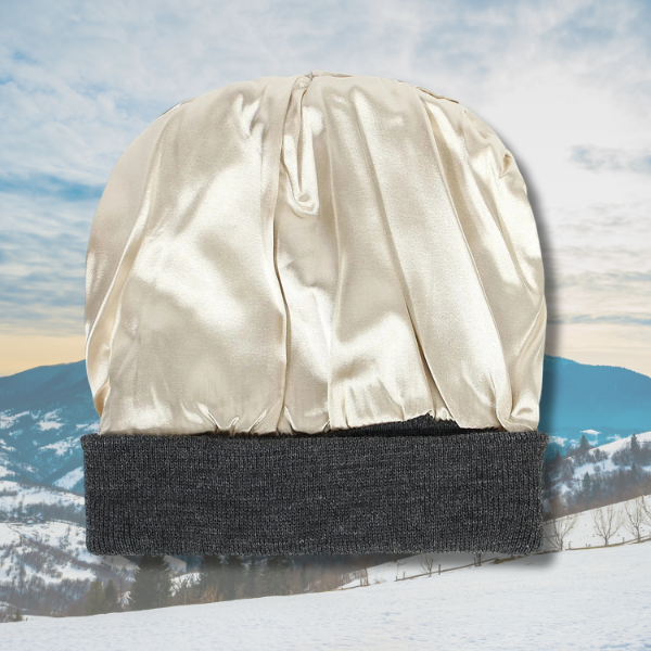 Anti-Frizz Winter-Mütze– Schönes Haar den ganzen Winter