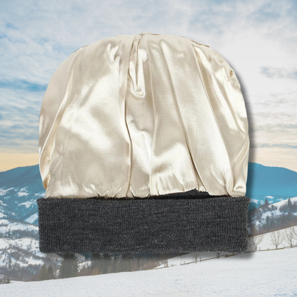 Anti-Frizz Winter-Mütze– Schönes Haar den ganzen Winter