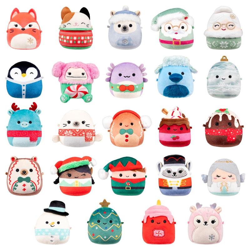 🎅 Early Christmas Sale🎅2026 Squishmallows 24-Tage Mikro-Kuscheliger Adventskalender