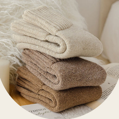 🧦 5 Paar Damen Wollsocken – Warme Mittelsocken