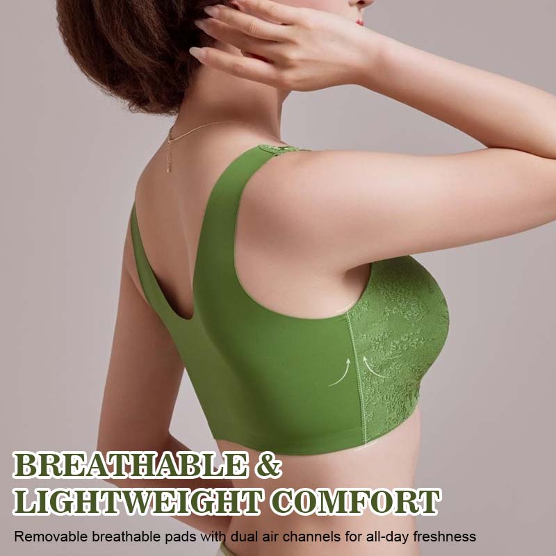 🎁 KAUF 1 ERHALTE 2 KOSTENLOS! | Embossed Jacquard Vorn verschließbarer BH