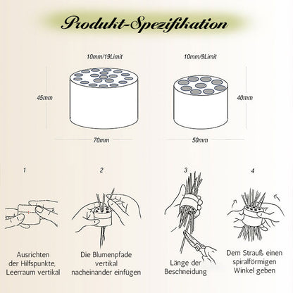 🎄Valentinstags-Angebote -49% RABATT🎄Spiral Ikebana Stielhalter