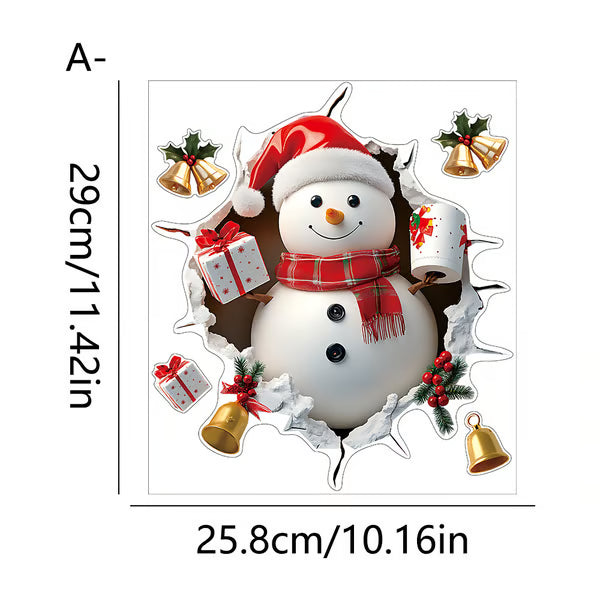 🎁 Weihnachtsverkauf 50% RABATT!! 🎄🎅 Kreativer Weihnachts-Wandaufkleber