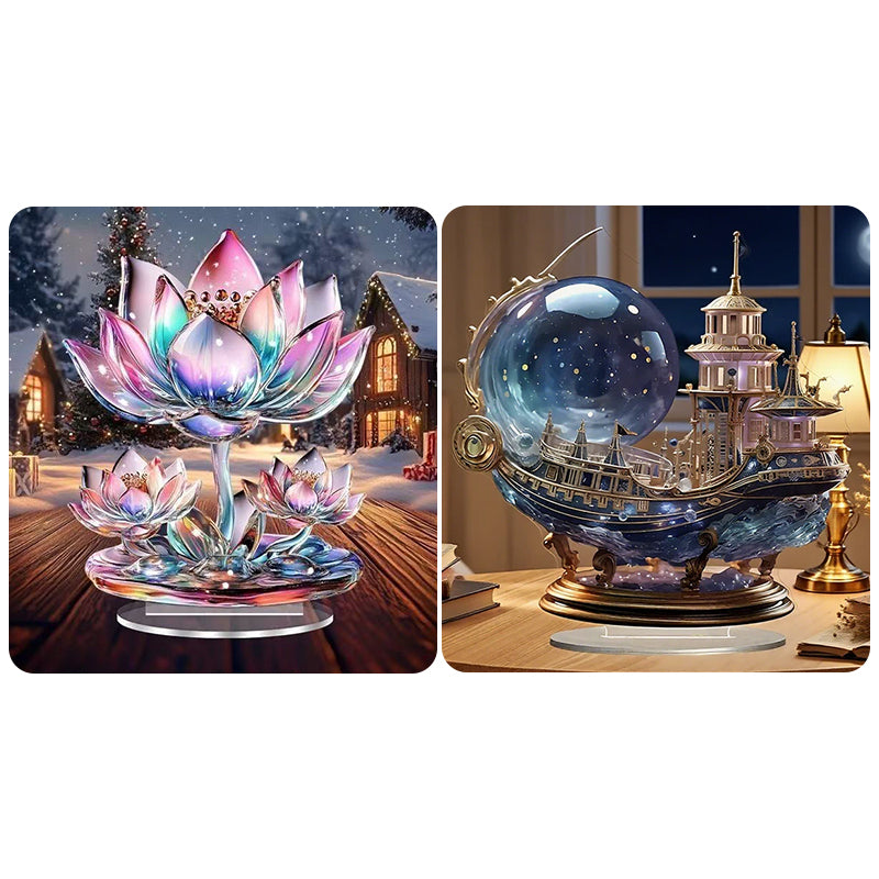 【✨1+1 Gratis】 Bunte Tierfigur aus Acryl für den Schreibtisch