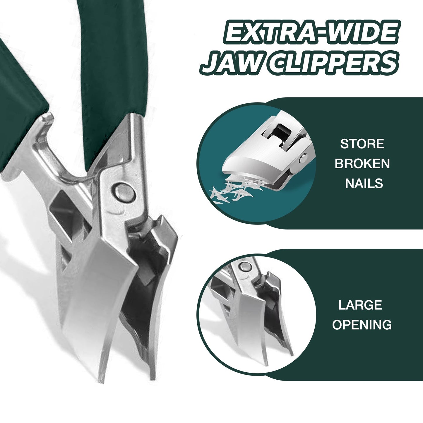 Eptchn Spritzwassergeschützte Schräge Nagelknipser