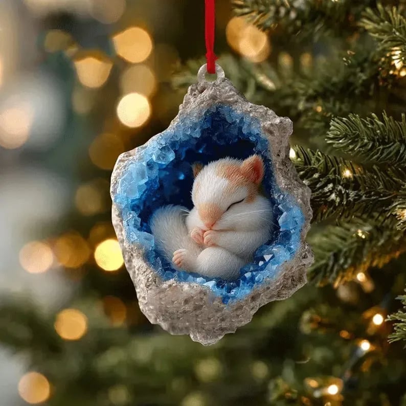 2025 24-Tage Niedlicher Tieranhänger Weihnachts-Countdown-Kalender