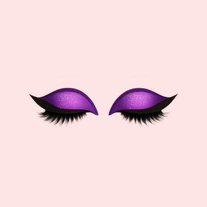 Oogschaduw wimpers make-up stickers