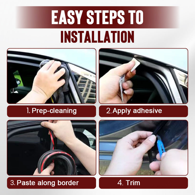 Staubdichte Gummidichtung für Auto-Lärmreduzierung