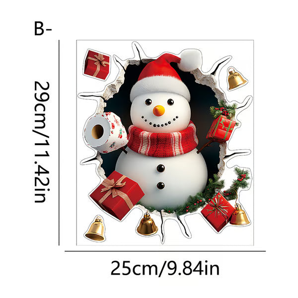 🎁 Weihnachtsverkauf 50% RABATT!! 🎄🎅 Kreativer Weihnachts-Wandaufkleber